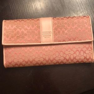 Pink Coach Wallet!